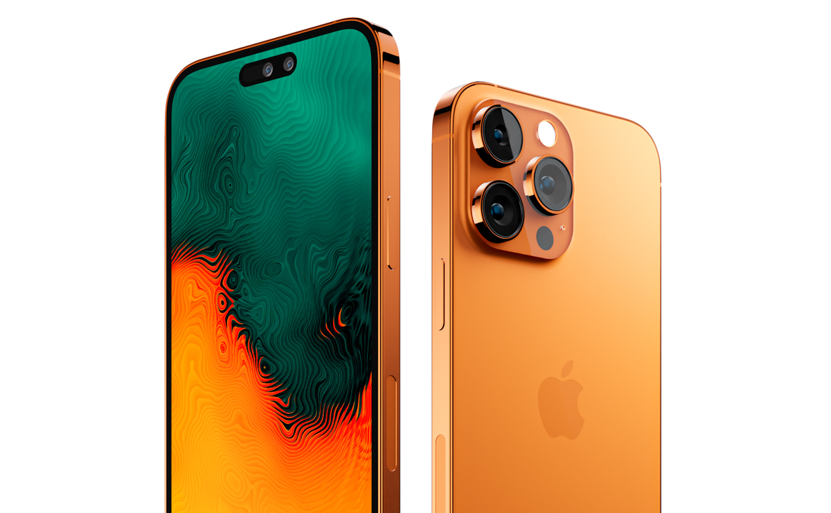 Bu iPhone 15 Plus. Smartfon renderlarida Dynamic Island kesmasi, USB-C porti va deyarli o'zgarmagan o'lchamlar ko'rsatilgan