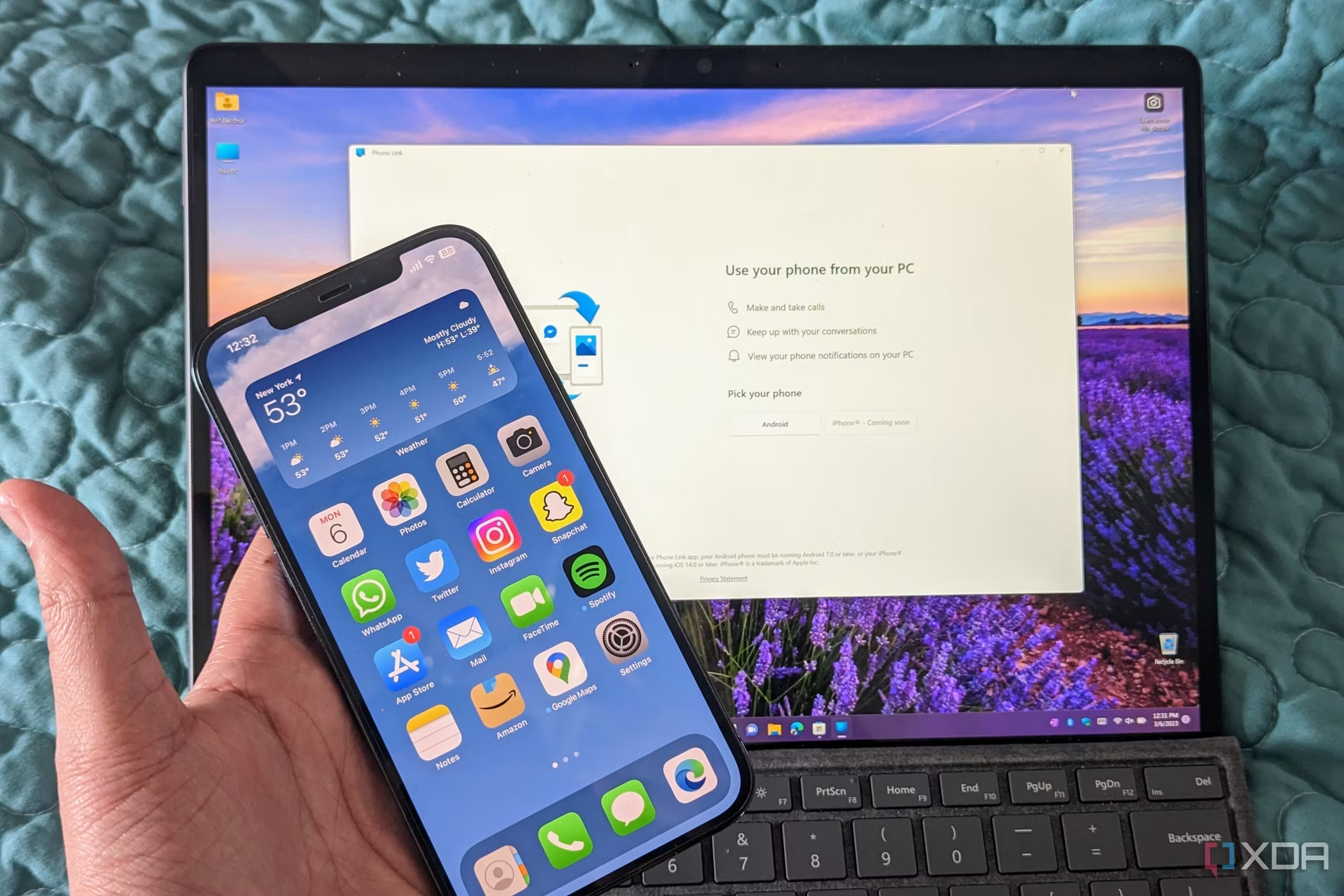 Microsoft Windows yordamida iMessage-dagi xabarlarga va iPhone-dagi qo'ng'iroqlarga javob berishga ruxsat berdi